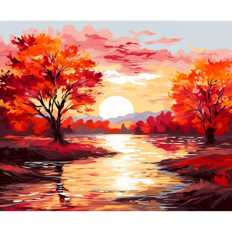 Painting By Number Adults Landscape Art Supplies