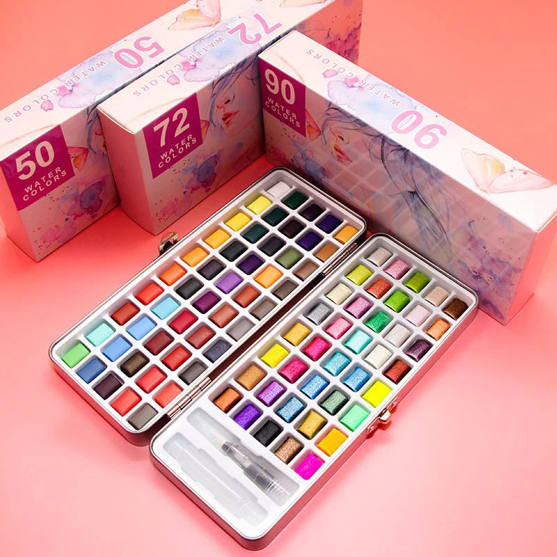 Professional 50/72/90 Colors Paint Set