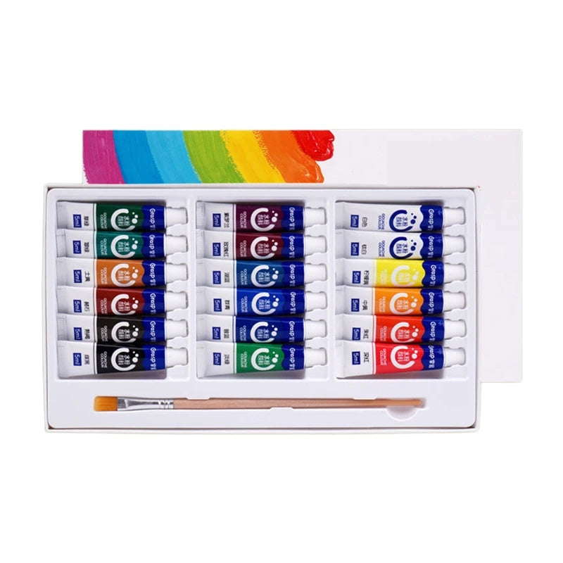 Gouache Paint Set Watercolor Tubes