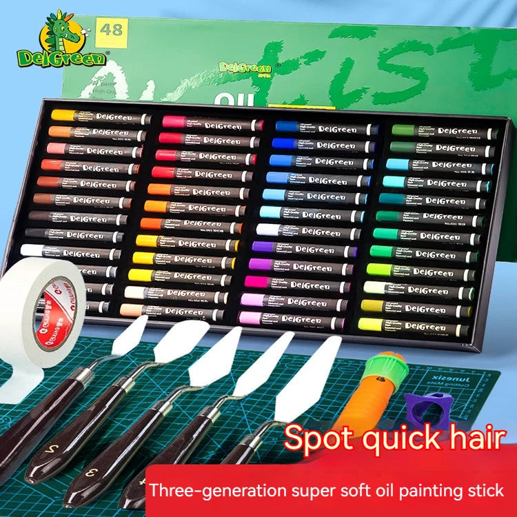 24/38/46/60 Colors Oil Pastel Set Professional Painting