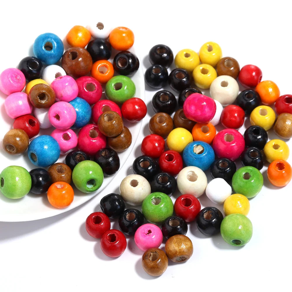 Natural Wooden Beads  For Jewelry Making