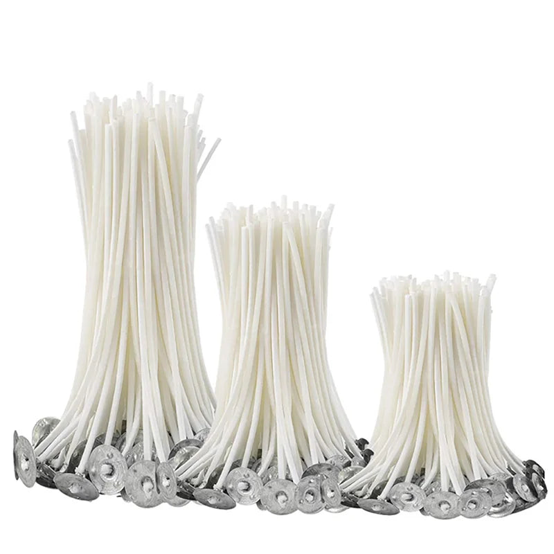 100Pcs Candle Wicks 9/15/20cm Smokeless Wax