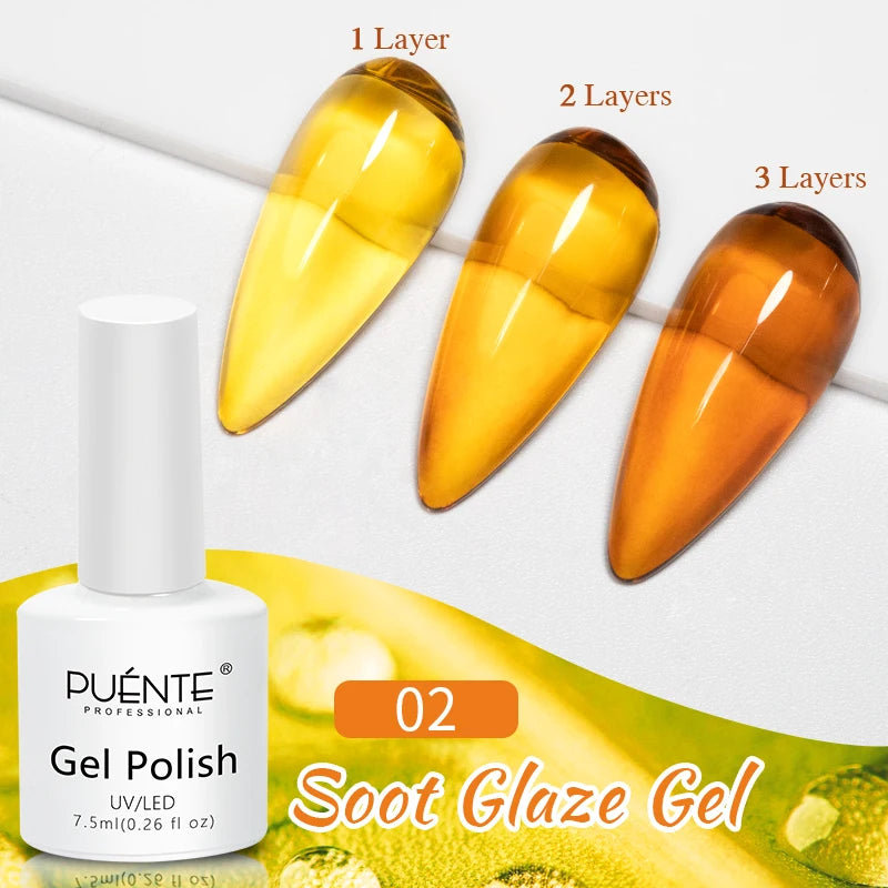 Gel Glitter Semi-Permanent Nail Art Varnish