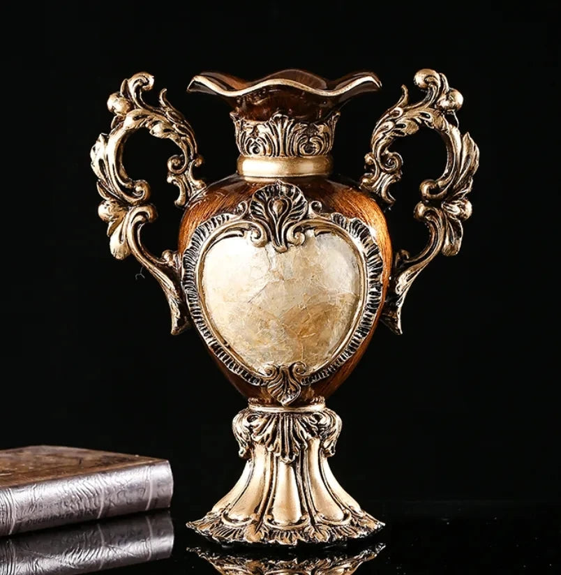 Luxury European Resin Vase Home Decorations