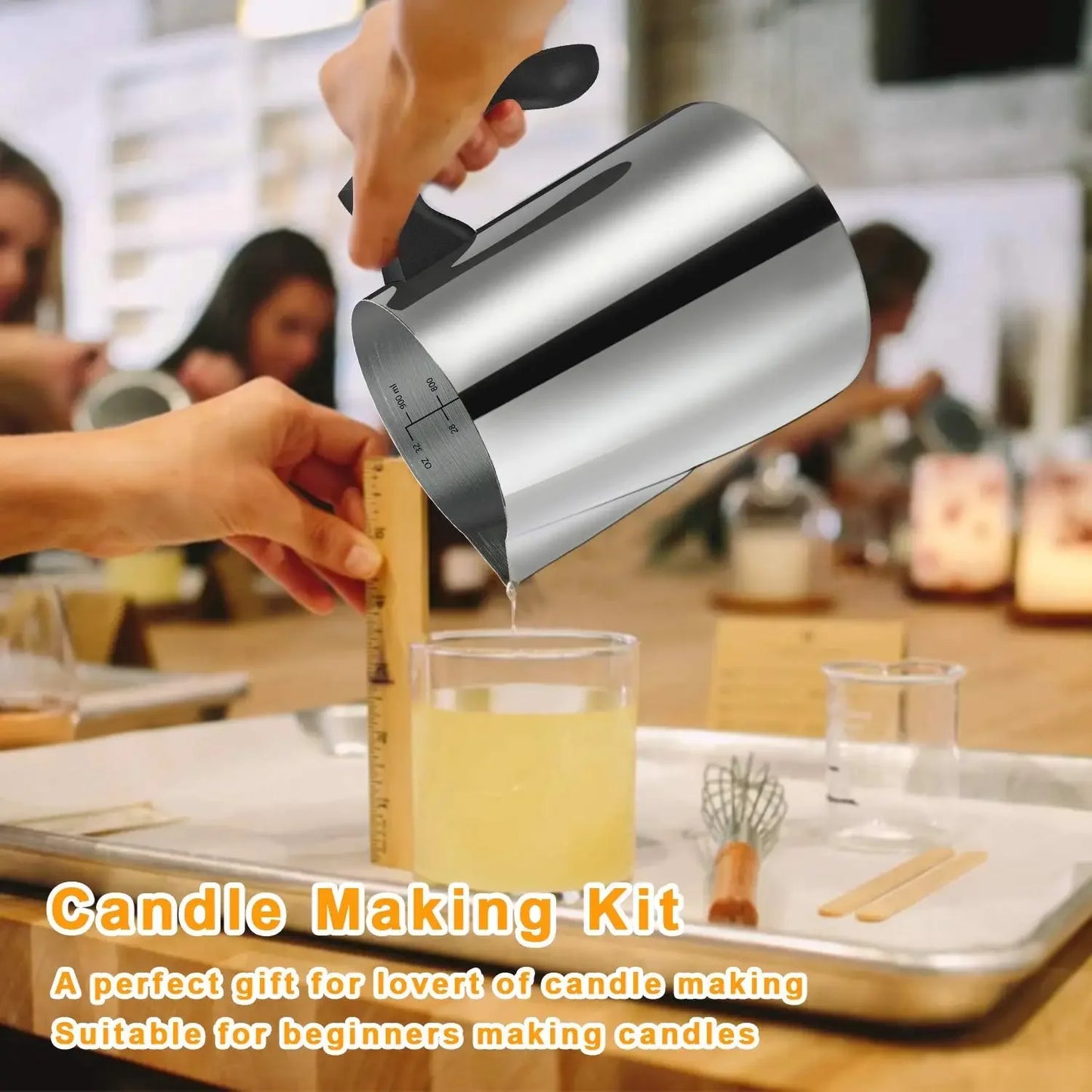 Candle Making Kit with 500W Electronic Stove