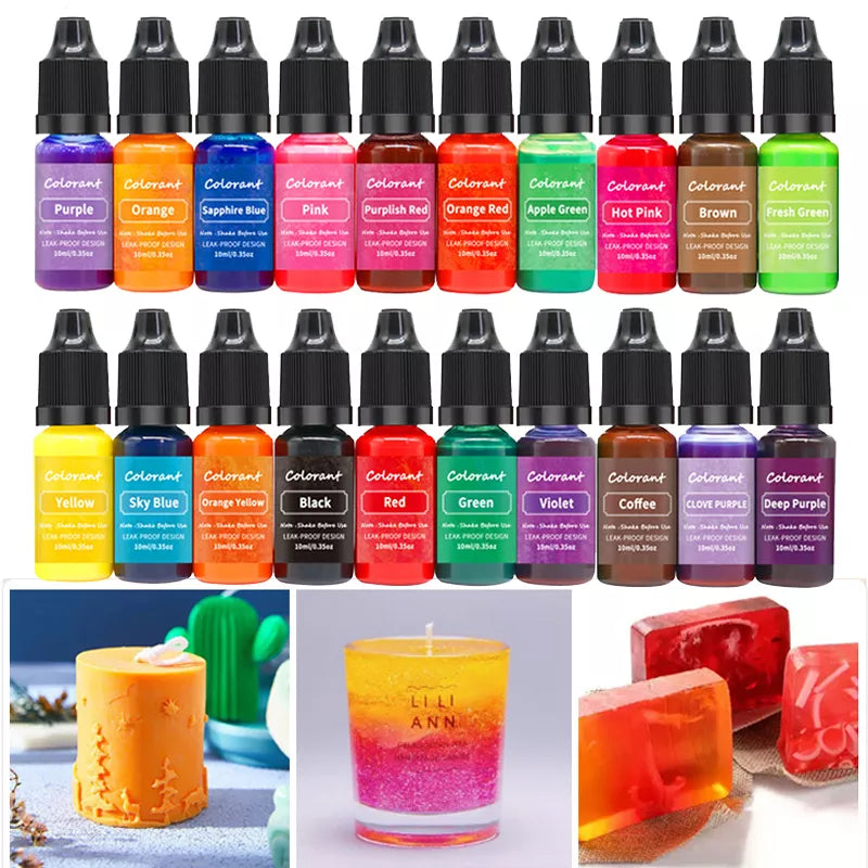 20 Colors Candle Dyes Pigment Aromatherapy