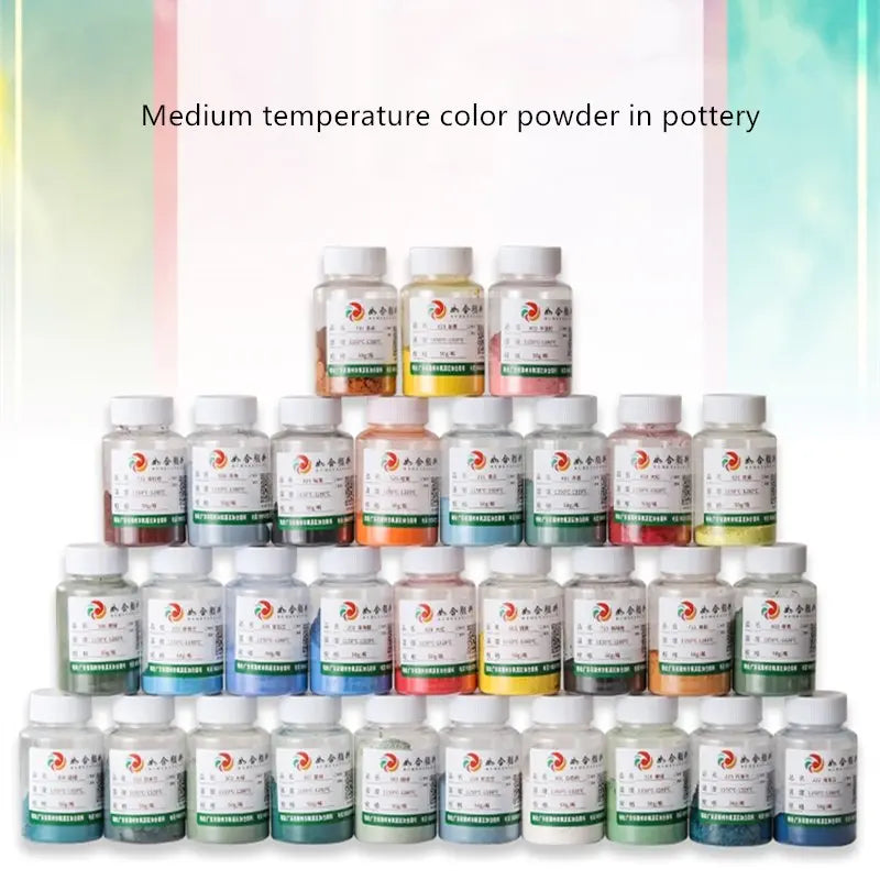 30 Color Pottery Underglaze Pigment