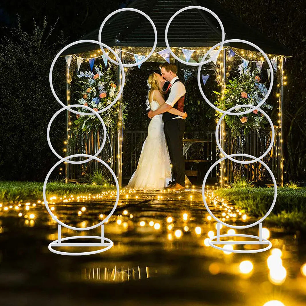 Wedding Flower Display Frame Round Arch