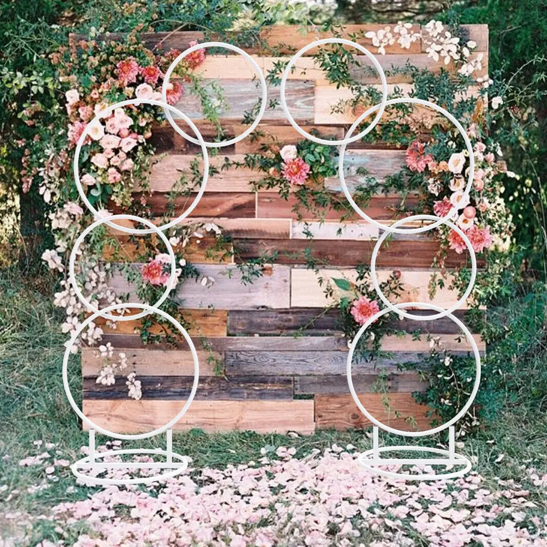 Wedding Flower Display Frame Round Arch