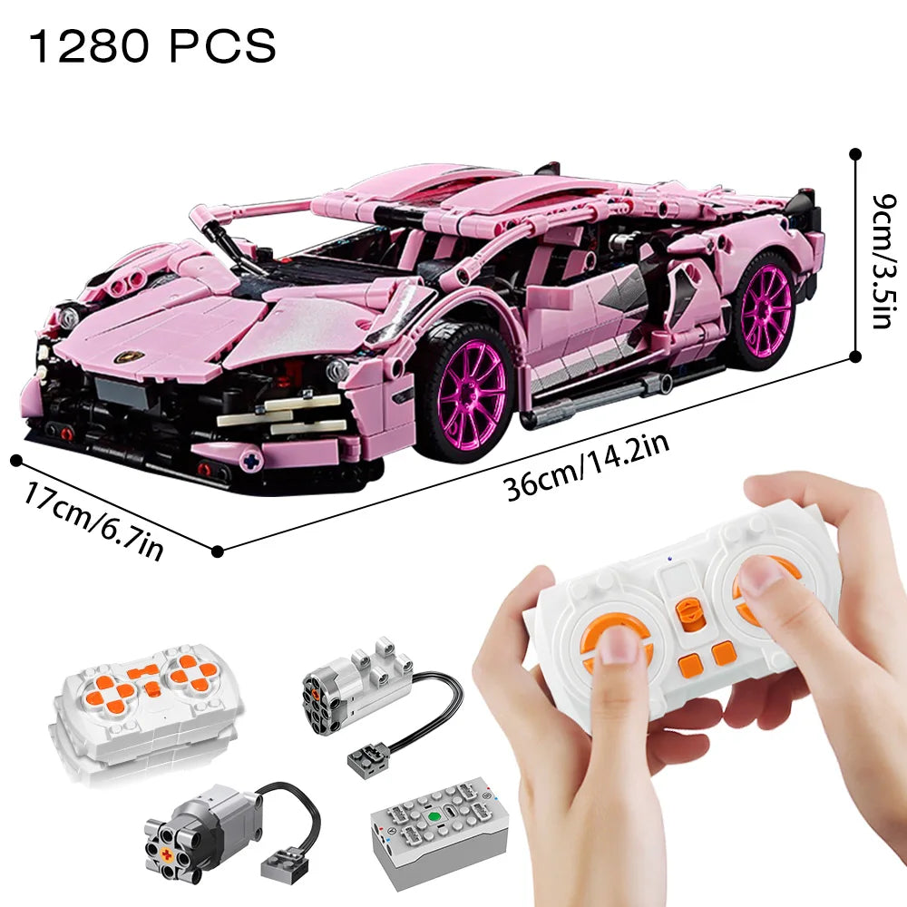 1:14 Racing Sport Car Model Building Blocks