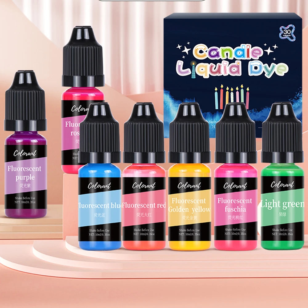 Candle Dyes Kit Liquid Colorant Pigment Set