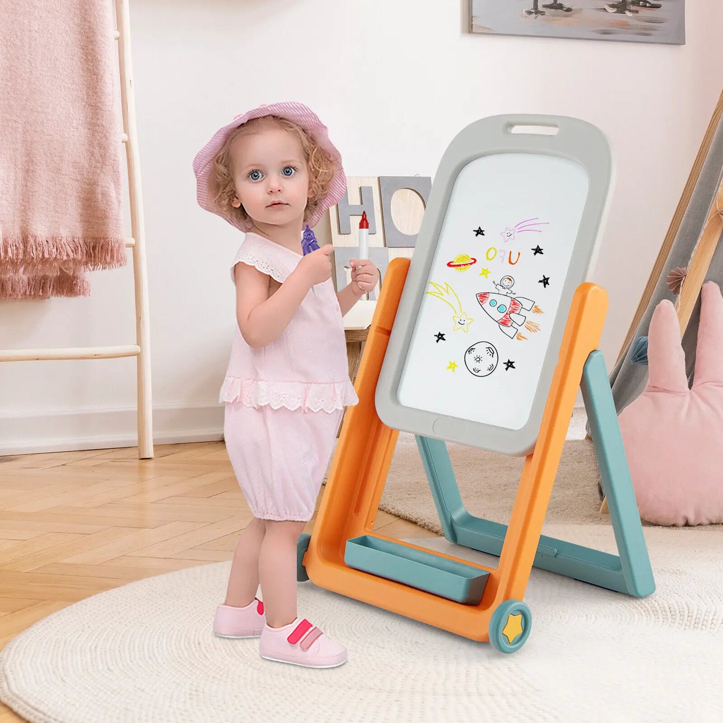 Art Easel for Kids Height Adjustable