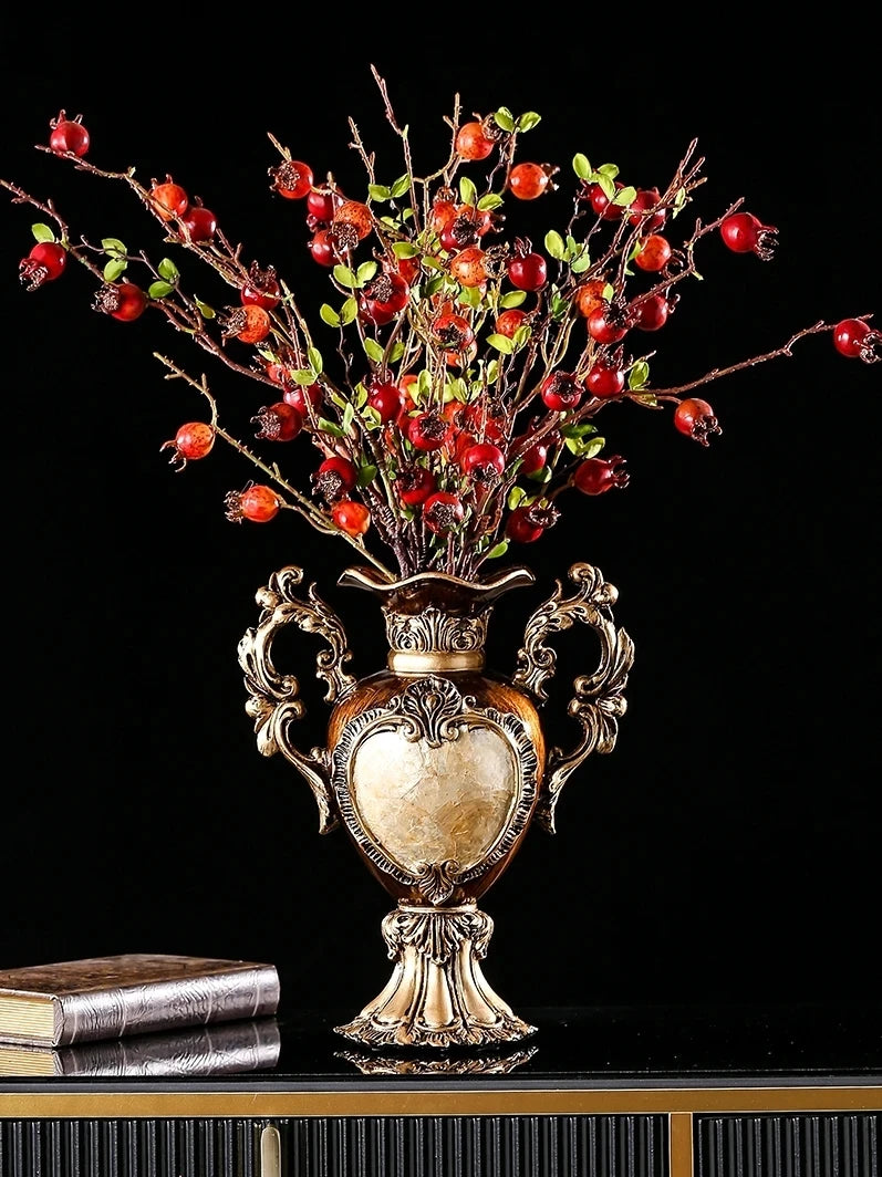 Luxury European Resin Vase Home Decorations