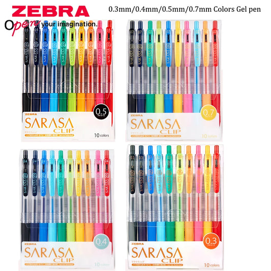 Zebra Sarasa Colored Gel Pen Set JJ15