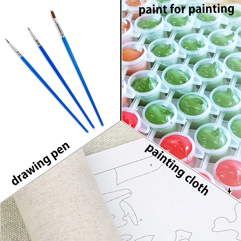 DIY Painting By Numbers For Adults Landscape