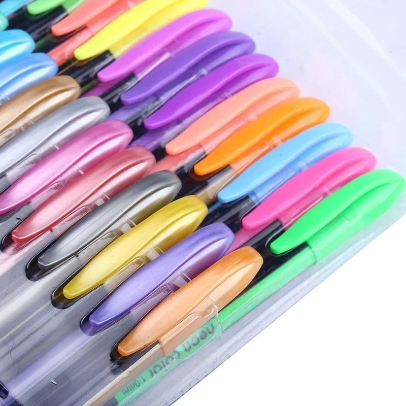 48 Gel Color Ink Glitter Pen