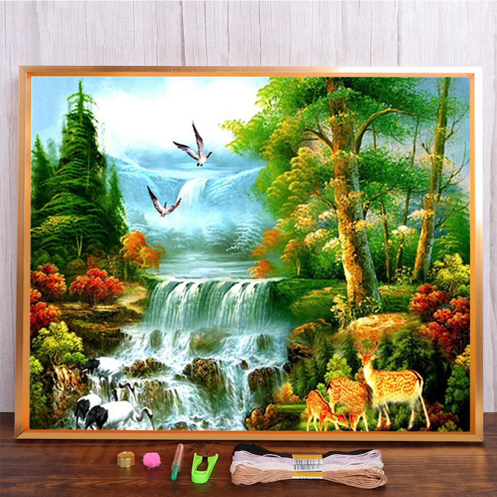 Landscape11CT Cross Stitch  Embroidery Kit