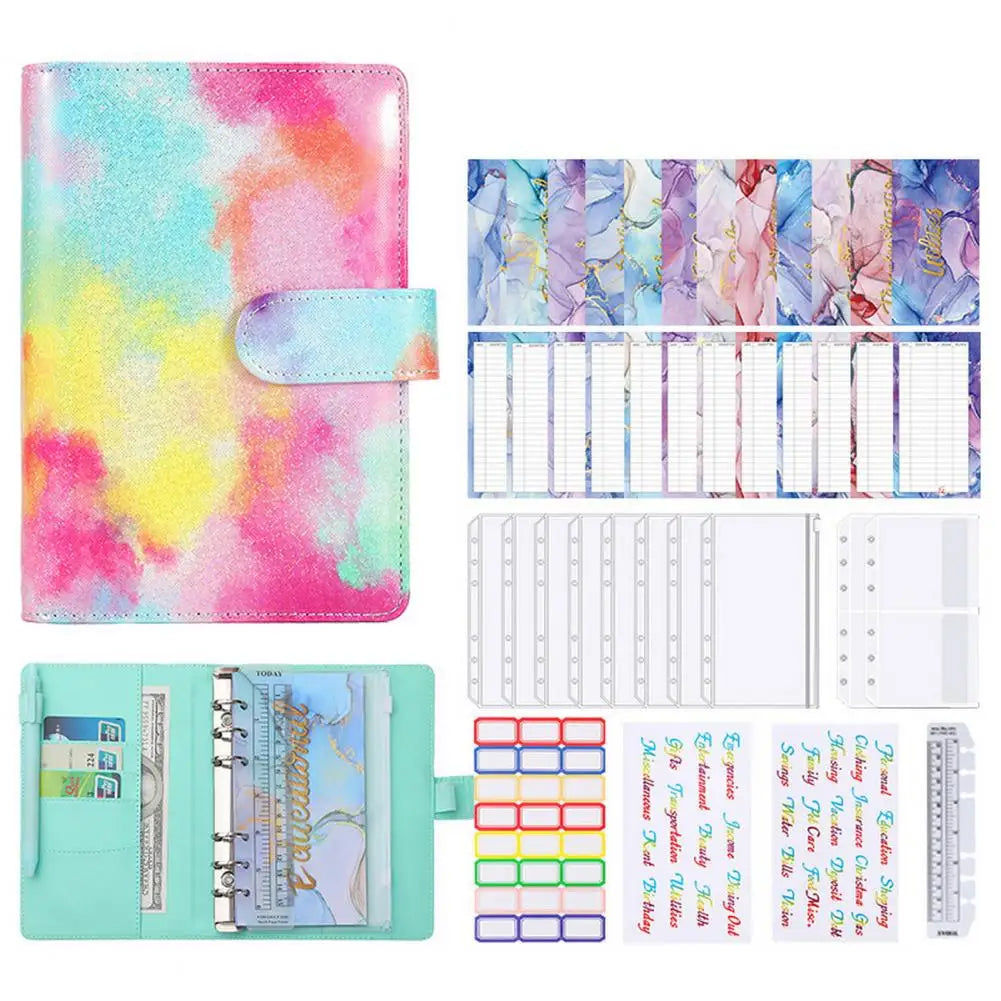 Colorful Budget Planner Notebook