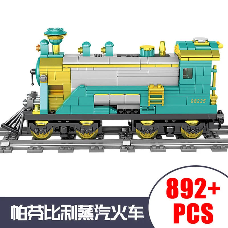 Train Power Function high-tech Building Block Bricks