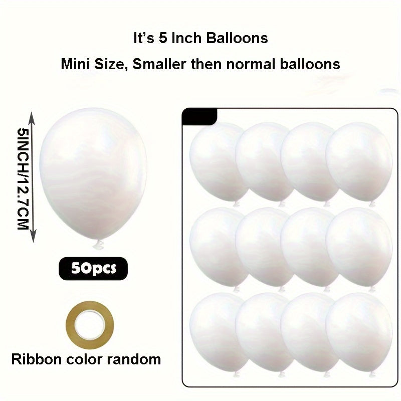 51pcs, Colorful Latex Balloons Party  Supplies