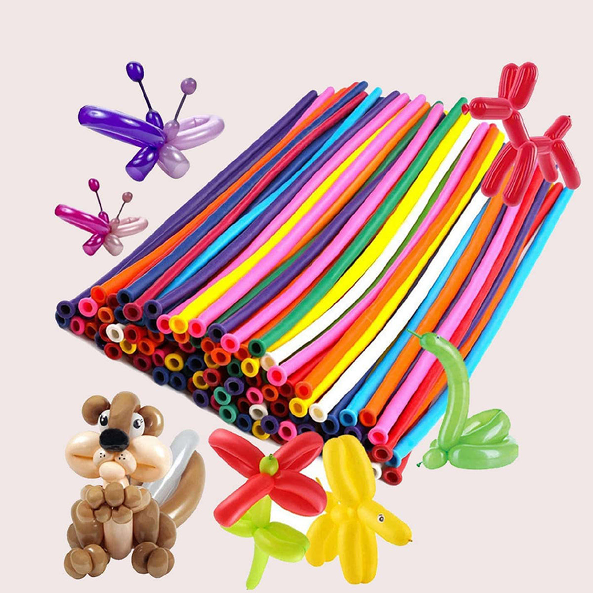 100pcs Magic Strip Balloons For Birthday Party