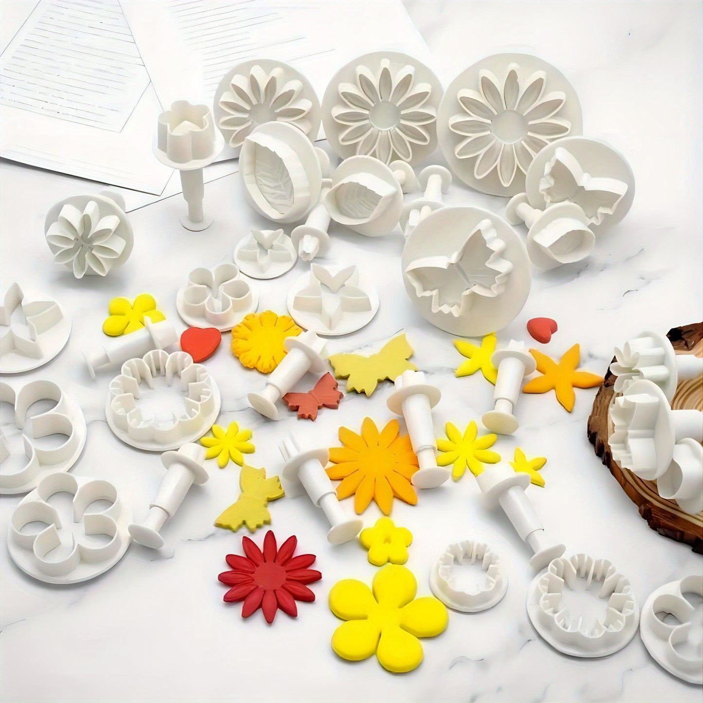 33-Piece Ceramic Mold Set For DIY Crafts