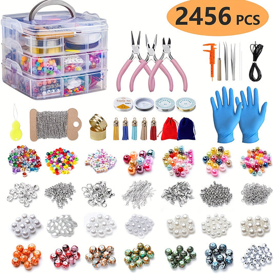 2456pcs Basic Handmade Jewelry Set Gift Set