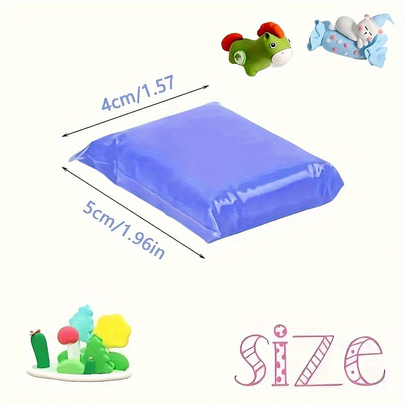 2 Kinds Of 36 Colors Different Sizes Of Wind-drying Sticky, Magic Modeling Clay Set